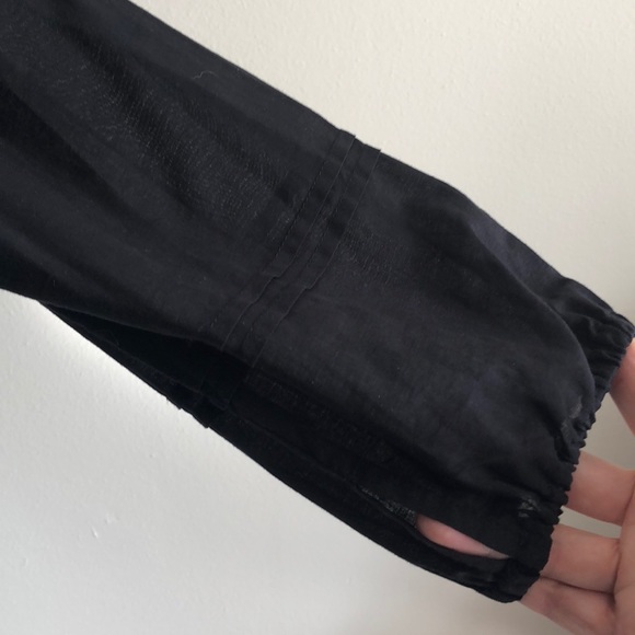 Johnny Was Embroidered Black Top - Picture 4 of 6